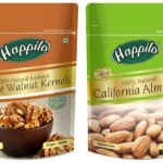 Happilo 100% Natural Premium Californian Almonds, Dried, 200G - Fast Shipping to USA & Canada