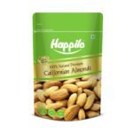 Happilo 100% Natural Premium Californian Almonds,Dried,200g - Fast Shipping to USA & Canada