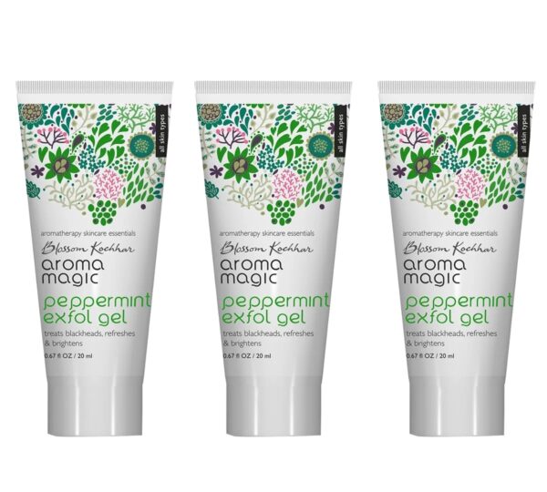 Aroma Magic Peppermint Exfol Gel - 20 ML (Pack of 3) - Fast Shipping to USA & Canada