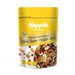 Happilo Premium International Daily Super Health Mix 160g | Premium SuperFood Mix of nuts, seeds, dry fruits & more | Perfect Party Mix Snack | Gluten-Free - Fast Shipping to USA & Canada