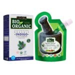 Indus Valley Bio Organic Herbal Henna Paste -150 g, with Herbal Indigo Powder -100 g - Fast Shipping to USA & Canada
