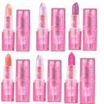 Huda Girl Glitter Lipstick Set of 6 - Color Changing, Long Lasting, Lightweight, Glossy Lipsticks for Women and Girls, Brown, Red, Shimmer Lipstick Waterproof - Fast Shipping to USA & Canada