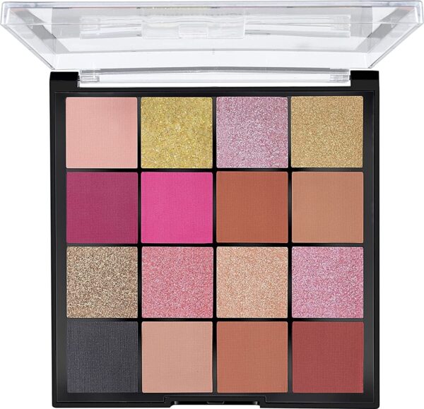MARS Highly Pigmented Mesmereyes Smoky Eyes, 16-Color Eyeshadow Palette | Multicolor | Matte Finish | Shimmery Eye Shadow Palette | (20.8 G) (01-Multicolor) - Fast Shipping to USA & Canada