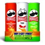 Kellogg's Pringles Potato Chips - Flavours of Freedom, 321 Gram (107G*3), (Pc140R02) - Masala - Fast Shipping to USA & Canada