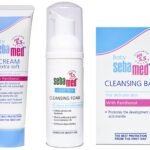 Sebamed Baby Cleansing Bar 150g & Soap Free bar| For Delicate skin & Baby Cream Extra Soft 50m|Ph 5.5| ECARF Approved & Clear Face Foam 50ml|PH 5.5|Acne, pimples & blackheads - Fast Shipping to USA & Canada