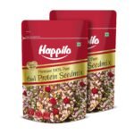 Happilo Premium 6 in 1 Super Seeds & Nuts Mix 250g (Pack of 2), Roasted Pumpkin Seeds, Flax Seeds, Watermelon Seeds, Chia Seeds, Soy Nut, Diet Snacks, Super Healthy Food, 27% Protein - Fast Shipping to USA & Canada