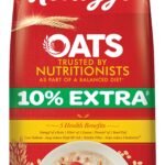Kellogg's Oats, Rolled Oats, High in Protein and Fibre, Low in Sodium, 900gram/990gram Pack - Fast Shipping to USA & Canada