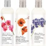 Aroma Magic Juniper Berry Oil Free Moisturiser, 100ml & Clary Sage Moisturising Lotion, 100ml & Almond Moisturing Lotion Nourishes & Revives Daily Use Moisturiser - Fast Shipping to USA & Canada