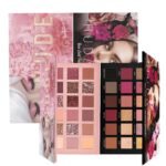 HUDA GIRL Beauty Rose Gold Remastered + Nude Edition Eyeshadow Palette Combo Kit - 36 Matte and Shimmer Finishes, Includes Black Eyeshadow - Complete Eye Shadow Palette Set - Fast Shipping to USA & Canada