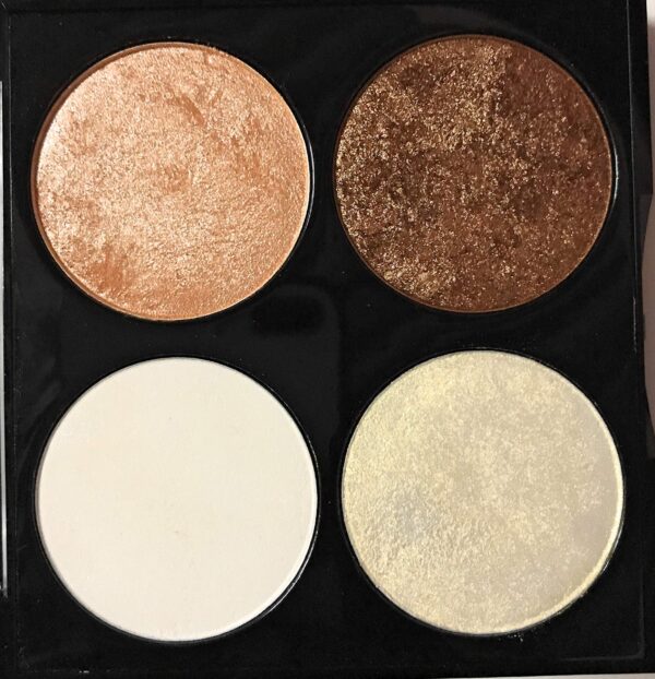 Miss Claire Miss Claire Bronze & Highlighter Makeup Studio Palette 4, Multi, 8 Grams, Bronze, 8 g - Fast Shipping to USA & Canada