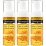 Neutrogena Clear and Soothe Mousse Cleanser, 5 Ounce (Pack of 3) - Fast Shipping to USA & Canada