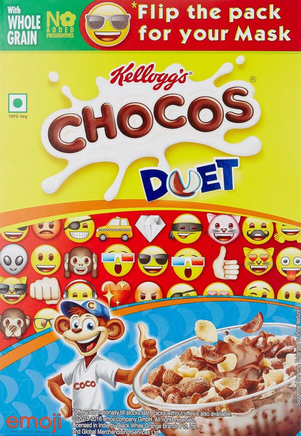 Kellogg's Chocos Duet, 375g - Fast Shipping to USA & Canada