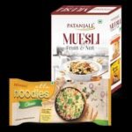 PATANJALI BREAKFAST CEREALS - MUESLI FRUIT & NUT 450G+ATTA NOODLES CLASSIC F.PACK 240 G - Fast Shipping to USA & Canada