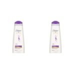 Dove Daily Shine Shampoo 340 ml|| For Dry and Damaged Hair|| Strengthening Shampoo Gives Smooth and Strong Hair - Mild Daily Shampoo for Men & Women (Pack of 2) - Fast Shipping to USA & Canada - Image 2