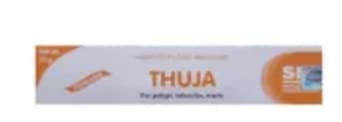 Pack of 2 Thuja Ointment Cream, 25 grams each.