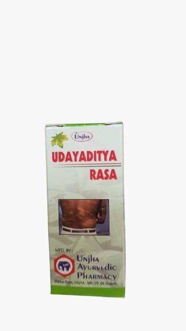 Unjha's Udayaditya Ras Tablet - 80 (40 * 2) Tabs | Ayurvedic Health Supplement | Supports Digestive Health | Boosts Immunity | Natural Detoxification | Herbal Remedy for Overall Well-being