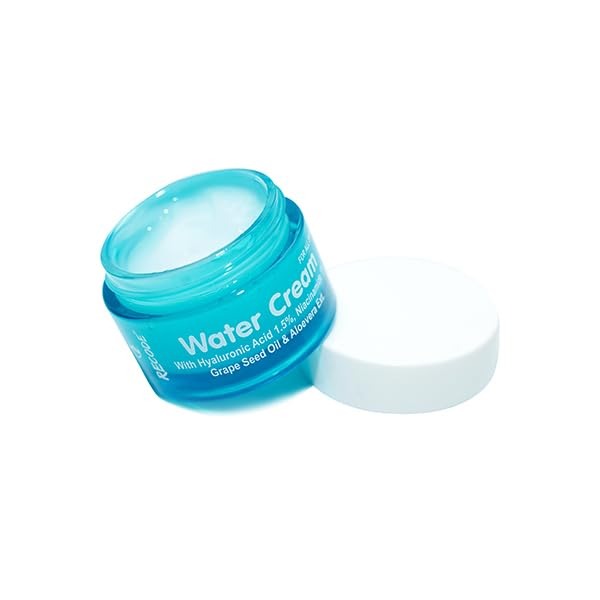 Recode Water Cream 50g | Hyaluronic Acid 1.5% & Niacinamide 1% | Goodness Exacts of Aloe Vera & Grape Seed Oil | Mineral Oil & Paraben Free - Fast Shipping to USA & Canada