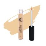 KINDED Liquid Concealer for Face Makeup Full Coverage Colour Corrector Contour Waterproof HD Pro Master Series for Dry & Oily Skin Acne Dark Circles Dark Spots (Creamy Matte) (Cream Cushion, 6 ml) - Fast Shipping to USA & Canada