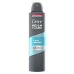 Dove Men+Care Clean Comfort Dry Spray Antiperspirant Deodorant, Up To 48 hrs Protection From Sweat & Odour, Dermatologically Proven, Soothes & Moisturises Skin, Long-Lasting Crisp Fragrance, 250 ml - Fast Shipping to USA & Canada - Image 2