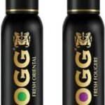 FOGG Combo Pack(Fresh Fougere+Fresh Oriental 300ml) Body Spray - For Men (300 ml, Pack of 2) - Fast Shipping to USA & Canada
