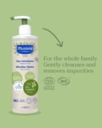 Mustela Organic Micellar Cleansing Water Face & Body 400ml from birth on to entire family - Fast Shipping to USA & Canada - Image 4