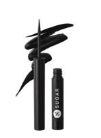 SUGAR Cosmetics - Eye Warned You So! - Double Matte Eyeliner Gel - 01 Black Swan (Black Eye Liner) - Sweat Proof, 100% Waterproof Eye Liner With Matte Finish, Multicolor - Fast Shipping to USA & Canada - Image 2