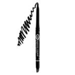 FASHION COLOUR Intense Black Kajal With Smudger(0.35g) | 12 Hr Long Stay | Waterproof & Smudgeproof | One Swipe Smooth Application | 3-In-1 Kajal, Eyeliner, Smokey Eyeshadow | (Matte Black) - Fast Shipping to USA & Canada - Image 5