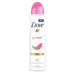 Dove Go Fresh Spray Antiperspirant Deodorant for Women, Pomegranate and Lemon Verbena, 150ml - Fast Shipping to USA & Canada