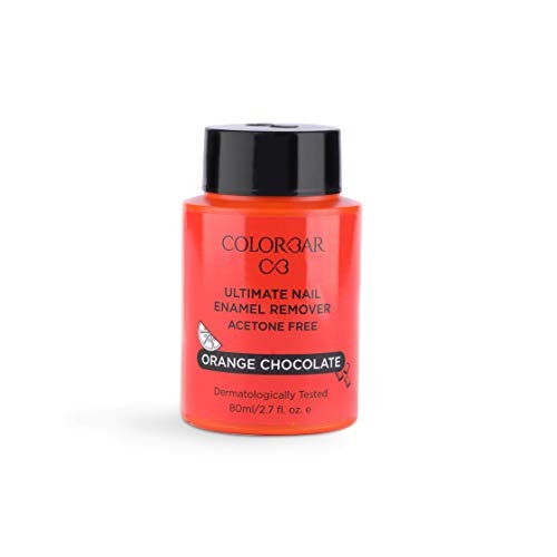 Colorbar Ultimate Nail Enamel Remover, Orange Chocolate, 80ml | Enriched with protein and vitamin B5 | Handbag-friendly - Fast Shipping to USA & Canada