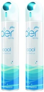 Godrej aer Spray | Room Freshener for Home & Office - Cool Surf Blue (220 ml) | Long-Lasting Fragrance (Pack of 2) - Fast Shipping to USA & Canada - Image 2