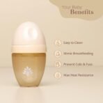 Baby Forest Anti-Colic Options+ Ultra Wide Baby Bottle- Bottle to Prevent Colic & Fuss, Pack of 1, 150ml - Fast Shipping to USA & Canada - Image 4