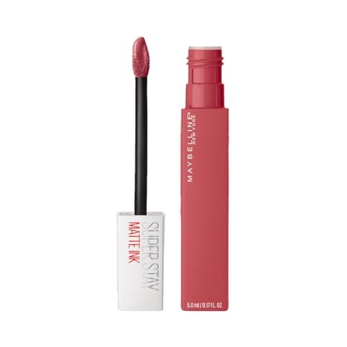 Maybelline New York Liquid Matte Lipstick, Long Lasting, 16hr Wear, Superstay Matte Ink, 225 Delicate, 5ml - Fast Shipping to USA & Canada