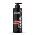 Beardo 3-in-1 Activated Charcoal Face Wash| Deep Cleanse, Exfoliate & Detoxify | All-in-One Face Wash for Oily Skin, Dirt & Pollution Removal | Oil Control Face wash for men 200ml - Fast Shipping to USA & Canada - Image 2