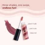 Plum Soft Swirl Lip Gloss | High-Shine Finish | Intense Pigment | 3 Shades In 1 | 121 Caramel Crunch - Fast Shipping to USA & Canada - Image 6