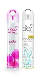 Godrej aer spray, Air Freshener for Home & Office - Petal Crush Pink & Monsoon Odour Refresh | Remove Damp Smell | Long-Lasting Fragrance | Pack of 2 (240 ml each) - Fast Shipping to USA & Canada - Image 2