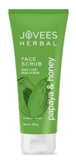 Jovees Herbal Papaya & honey Face Scrub For Normal to Dry Skin 100gm - Fast Shipping to USA & Canada - Image 2