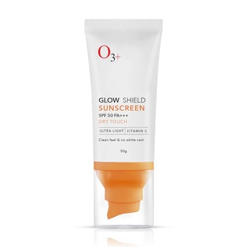 O3+ Glow Shield Sunscreen SPF 50 PA+++ (50gm) - Fast Shipping to USA & Canada