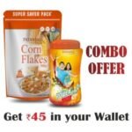 Patanjali Healthy Treats for Kids- Powervita 500gm+Cornflakes 875gm - Fast Shipping to USA & Canada