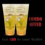 Aloevera Gel K.Chandan Combo for Face, Skin & Hair 150 ML(Pack of 2) - Fast Shipping to USA & Canada