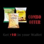 Combo- Besan 500g+Suji 500g+Wheat dalia 500g - Fast Shipping to USA & Canada