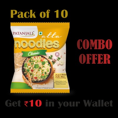 Pack of 10- Atta Noodles Classic 60gm - Fast Shipping to USA & Canada