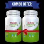 Combo Patanjali Nutrela Vitamin C + Zink- (Pack Of 2) - Fast Shipping to USA