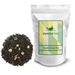 Siyacha Tea Masala Green Tea|100 Grams|Organic Chai Patti with Cardamom,Ginger,Mint, Cinnamon Blend|For Digestion, Cough & Cold, Weight Loss, Summer Spicy Beverage|Makes 50 Cups (approx) - Fast Shipping to USA & Canada - Image 2