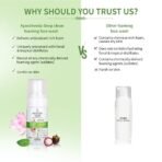 Ayouthveda Deep Clean Foaming Wash |Reduces Pigmentation, Combats Dark Spots| Refreshing Blend of Indian Madder, Garcinia & Pomegranate | Everyday Face Wash for Men & Women (Pack of 1;100ml) - Fast Shipping to USA & Canada - Image 6