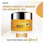 olay eye cream | Reduces Dark Circle, Wrinkles and Puffiness | With Peptides and Niacinamide | Normal, Oily, Dry & Combination Skin l Paraben & Sulphate free | 15ml (Vitamin c) - Image 6