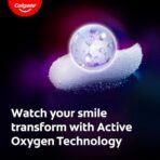 Colgate Visible White O2, Teeth Whitening Toothpaste (50g) for noticeably whiter teeth starting in 3 days. Peppermint Sparkle with Active Technology, Enamel Safe Teeth Whitening (Pack of 2) - Fast Shipping to USA & Canada - Image 4