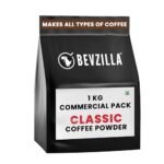 Bevzilla 1kg Classic Instant Coffee Powder | Makes 500 Cups | Made For HoReCa - Fast Shipping to USA & Canada