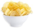 Organic Bites Ready to eat Salted Potata Chips | Potato Chips | Aloo Chips | Farali Chips | Aloo Wayfers (Extra Thin) -200 gm - Fast Shipping to USA & Canada