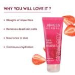 Jovees Herbal Strawberry Face Wash For Hydrating & Glowing Skin with Strawberry Ext. | Gentle Cleanser For Brightens Skin, Removes Pigmentation | For Normal to Dry Skin Types - 120ML - Fast Shipping to USA & Canada - Image 6