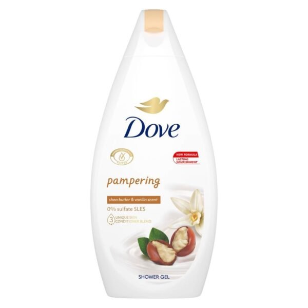 Dove body wash (500 ml) (Shea Butter with Warm Vanilla) - Fast Shipping to USA & Canada